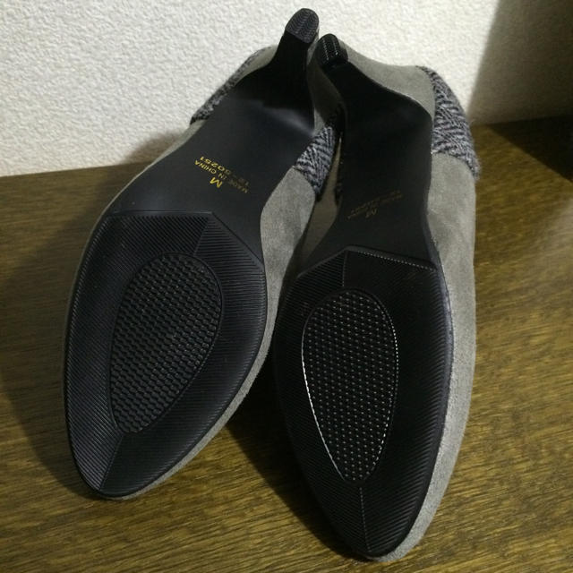 しまむら(シマムラ)のハリスツイード ブーティ レディースの靴/シューズ(ブーティ)の商品写真