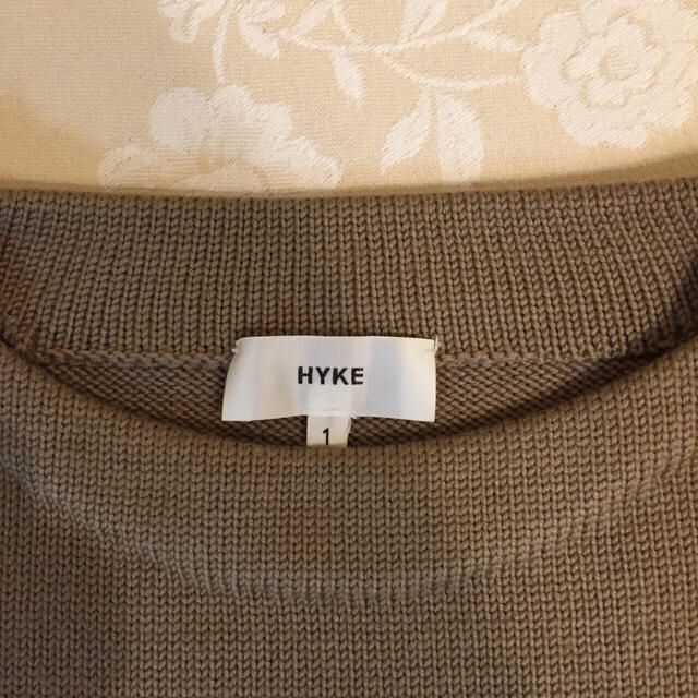 HYKE ボートネックセーターの通販 by ミコ's shop｜ハイクならラクマ - HYKE 正規品好評