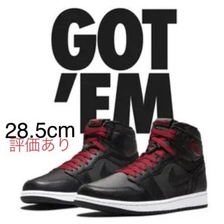 ナイキ(NIKE)のNIKE AIR JORDAN 1 GYM RED-BLACK  サテン(スニーカー)