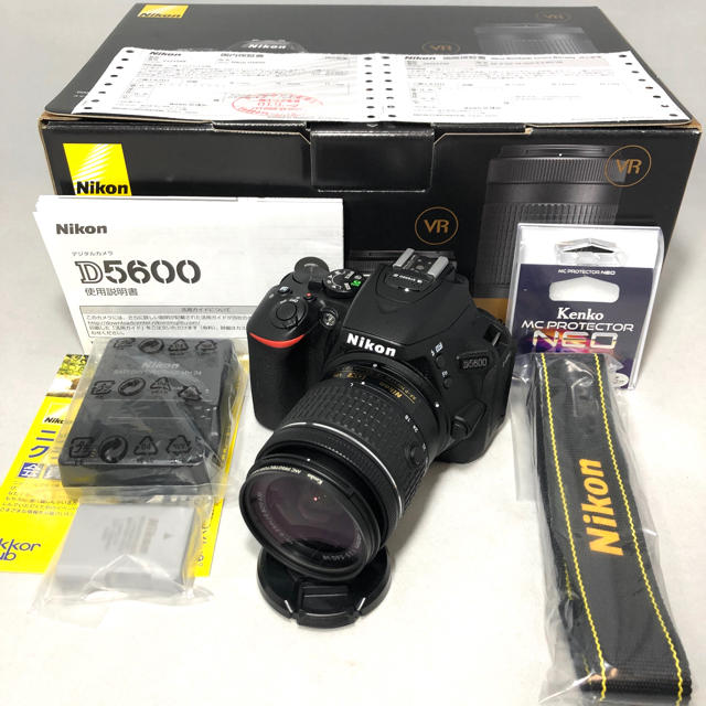 新品級 Nikon D5600 AF-P18-55 VR KIT 162ショット