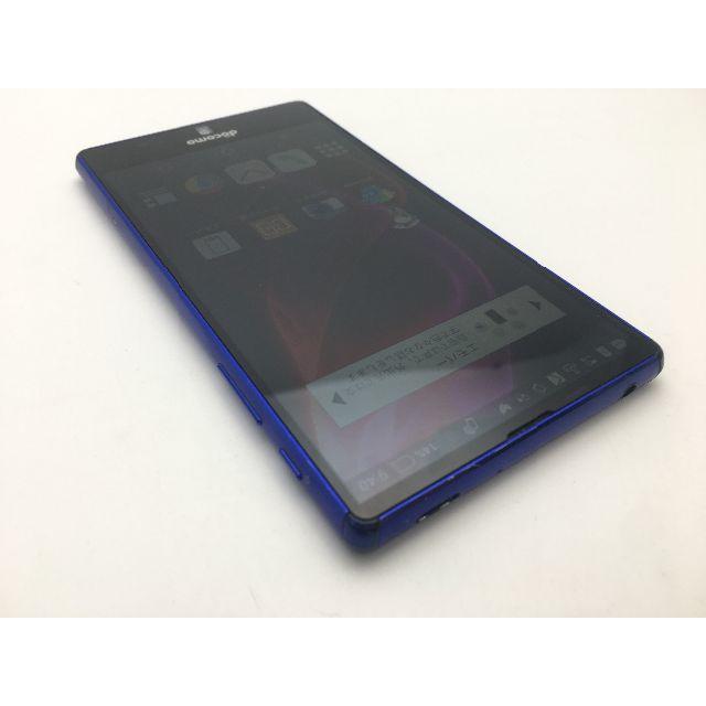 SHARP(シャープ)のSIMフリー docomo AQUOS ZETA SH-01H ブルー◆美品◆ スマホ/家電/カメラのスマートフォン/携帯電話(スマートフォン本体)の商品写真