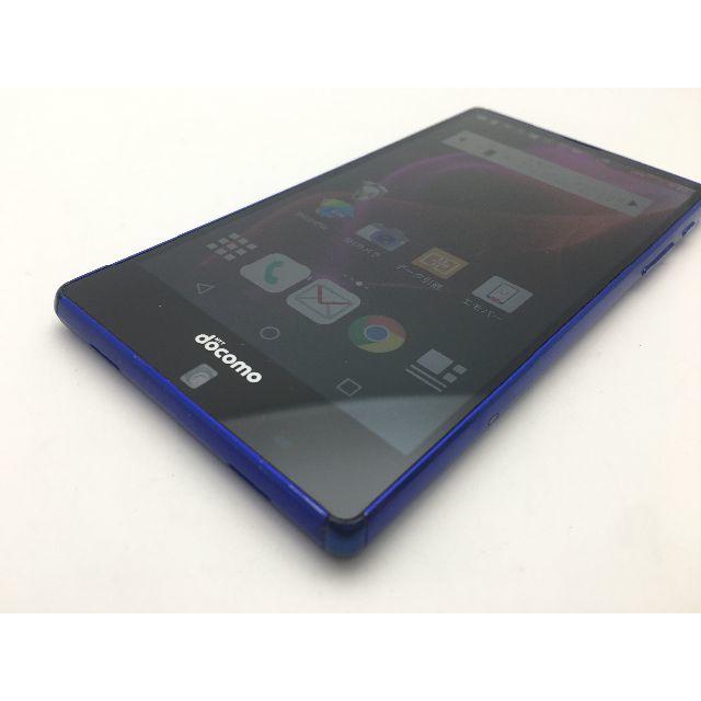 SHARP(シャープ)のSIMフリー docomo AQUOS ZETA SH-01H ブルー◆美品◆ スマホ/家電/カメラのスマートフォン/携帯電話(スマートフォン本体)の商品写真