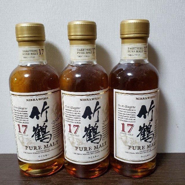 竹鶴 17年 180ml 3本セットの通販 by ルか｜ラクマ