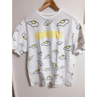 プニュズ(PUNYUS)のPUNYUS 目玉焼き Tシャツ(Tシャツ(半袖/袖なし))