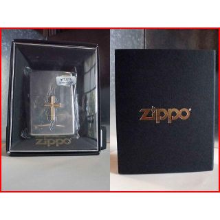 ジッポー(ZIPPO)の☆ZIPPOライター クロスコンビメタルNo6 ライター ジッポライター 十字☆(タバコグッズ)