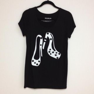 ムルーア(MURUA)のMURUA♡ヒールプリント半袖Tシャツ(カットソー(半袖/袖なし))