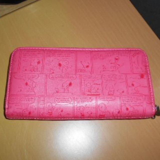 SNOOPY(スヌーピー)の新品♡スヌーピー長財布（ラウンド型／ピンク／総柄） レディースのファッション小物(財布)の商品写真