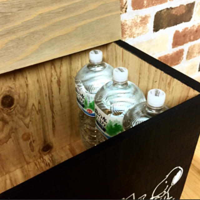 シックハウ ウッドボックス 収納 ペットボトルOKの通販 by ONE DAY ｜ラクマ りんご箱 木箱 ヒノキ材 ベンチ 椅子 ケース