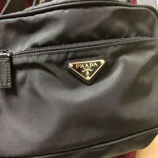 プラダ(PRADA)のPRADA ブラック　ナイロンショルダー(ショルダーバッグ)