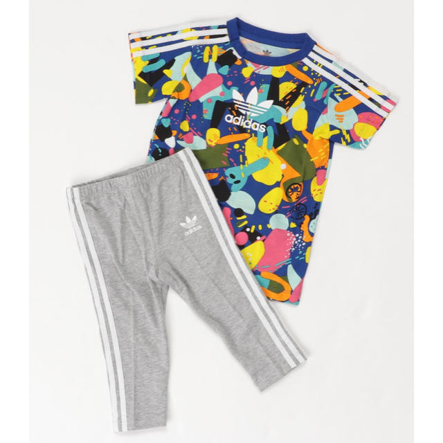 adidas(アディダス)のTシャツドレス セット　adidas originals キッズ/ベビー/マタニティのキッズ服女の子用(90cm~)(その他)の商品写真