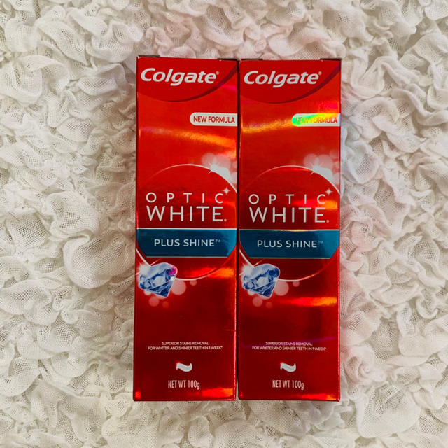 【3本パック】Colgate 歯磨き粉オプティック ホワイト プラス シャイン