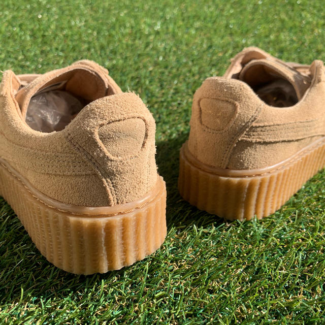 美品24.5PUMA×FENTYプーマ×フェンティ スエード クリーパーC971 www