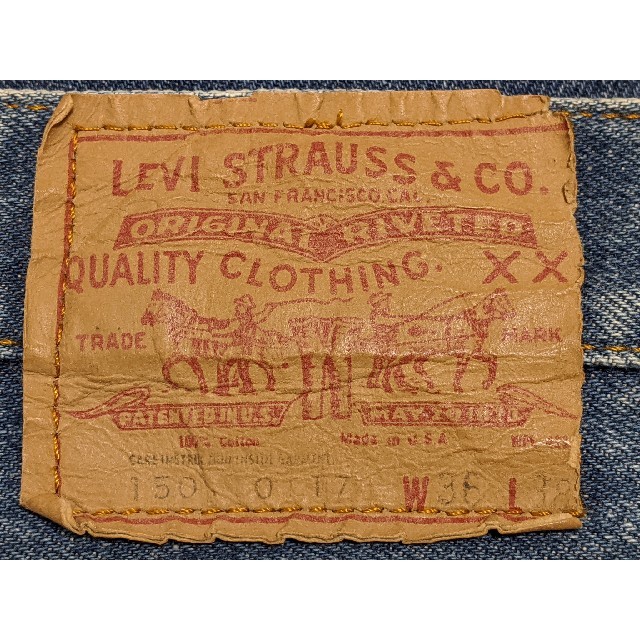 70's Levis リーバイス 501 66 後期 赤耳 ヴィンテージ デニム 70's Levis リーバイス 501 66 後期 赤耳 ヴィンテージ デニム
