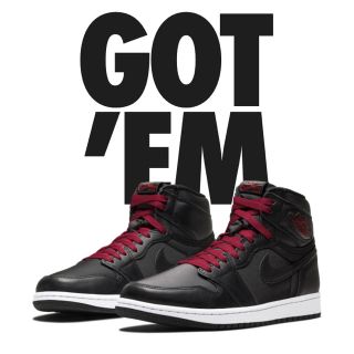 ナイキ(NIKE)のAIR JORDAN 1 HIGH gym red 27.5(スニーカー)