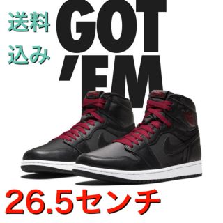 ナイキ(NIKE)のAir Jordan 1 Retro High OG “Black Satin”(スニーカー)