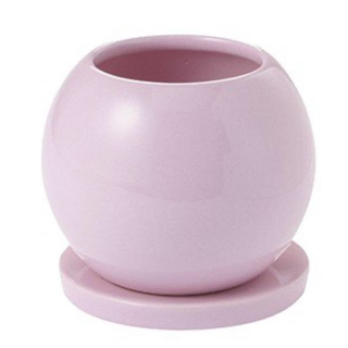 フラワーベース　ピンク新品(花瓶)