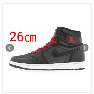 ナイキ(NIKE)のAIR JORDAN1 RETRO HIGH OG BLACK STAIN  (スニーカー)