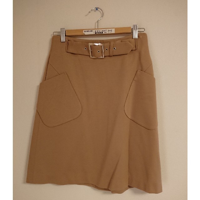 STUDIOUS(ステュディオス)のTARO HORIUCHI ジャージー ベルトスカート タロウホリウチ レディースのスカート(ひざ丈スカート)の商品写真