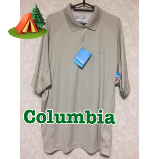 コロンビア(Columbia)の【新品】Columbia コロンビア ポロシャツ タグ付き 涼しい素材  大きめ(ポロシャツ)