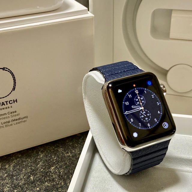 Apple Watch - レア Apple Watch シリーズ2 42mm ステンレス 純正