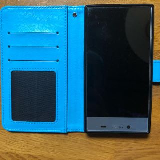 アクオス(AQUOS)のSIMフリー　AQUOS CRYSTAL Y2 403SH ブルー(スマートフォン本体)