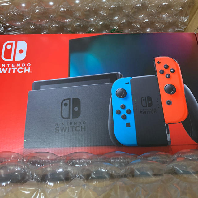 Nintendo Switch(ニンテンドースイッチ)のNintendo Switch 本体 (ニンテンドースイッチ) ネオン新品未開封 エンタメ/ホビーのゲームソフト/ゲーム機本体(家庭用ゲーム機本体)の商品写真