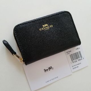 コーチ(COACH)の新品★COACH (コーチ) 小銭入れ/コインケース【黒】(コインケース)