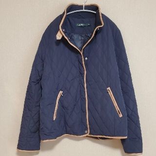 ラルフローレン(Ralph Lauren)の新品タグ付き　紺キルティングジャケット　大きいサイズ(ダウンジャケット)