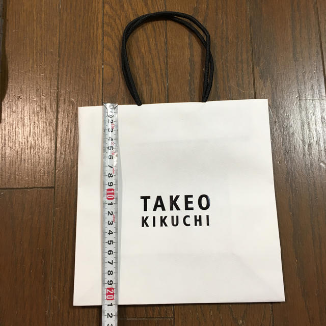 TAKEO KIKUCHI(タケオキクチ)のTAKEO KIKUCHI タケオ キクチ 紙袋 ショップ 袋 その他のその他(その他)の商品写真