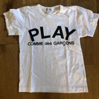 コムデギャルソン(COMME des GARCONS)のコム　デ　ギャルソン　 tシャツ 白　黒　プレイ　PLAY  正規品(Tシャツ(半袖/袖なし))