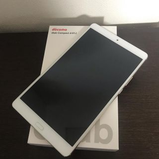 エヌティティドコモ(NTTdocomo)のsimロック解除済 docomo  dtab Compact d-01J(タブレット)