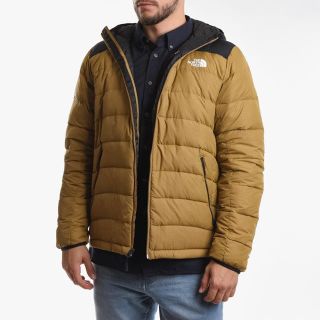 ザノースフェイス(THE NORTH FACE)の海外限定 ◆ ノースフェイスダウンジャケット カーキ ◆(ダウンジャケット)