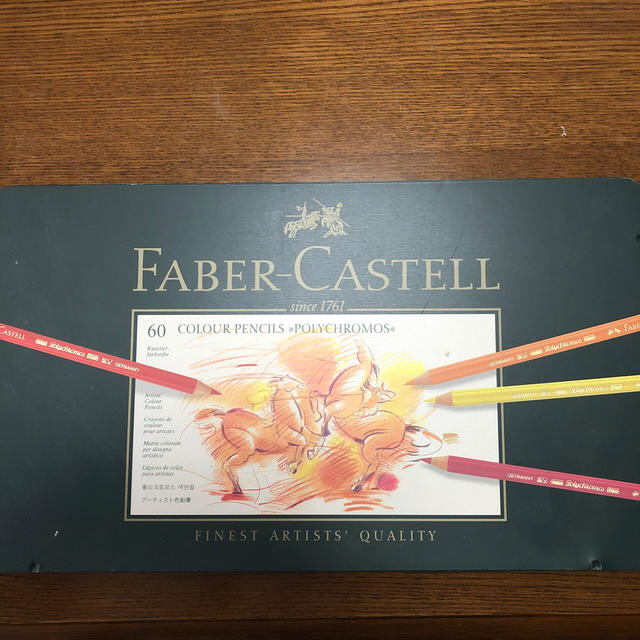 FABER-CASTELL ポリクロモス　60色（缶入り）エンタメ/ホビー