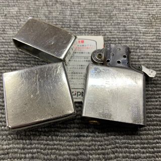 ジッポー(ZIPPO)のジッポー（ZIPPO）ライター　スターリングシルバー製　おまけ付き(タバコグッズ)