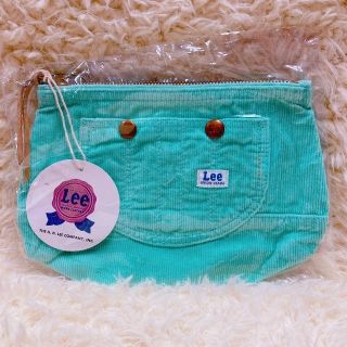 リー(Lee)のLee コーデュロイ　ポーチ　sky blue(ポーチ)