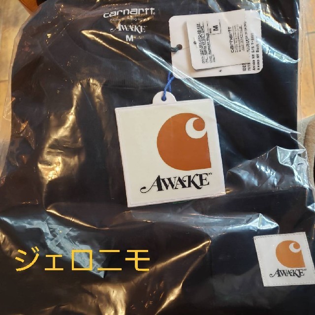 Awake NY / Carhartt WIP T-shirt black 2