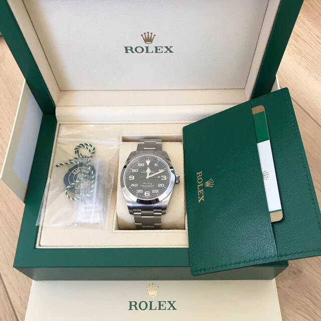 ROLEX(ロレックス)のロレックス  エアキング  116900 自宅着用のみ　2019年正規店購入　 メンズの時計(腕時計(アナログ))の商品写真