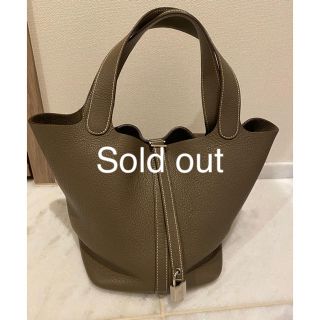 エルメス(Hermes)のエルメスHERMES ピコタンロックMM(トートバッグ)