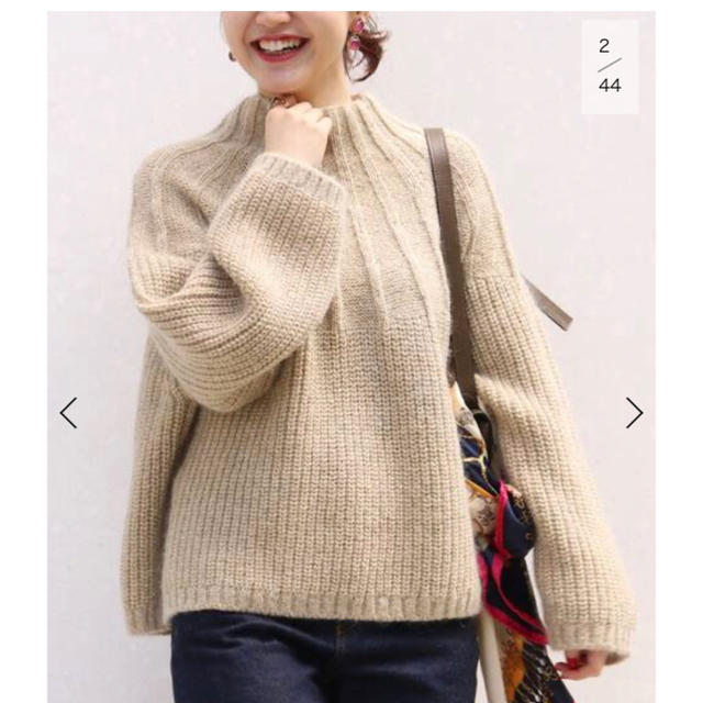 IENA イエナ 完売品ボトルネック ラメニット ゴールド