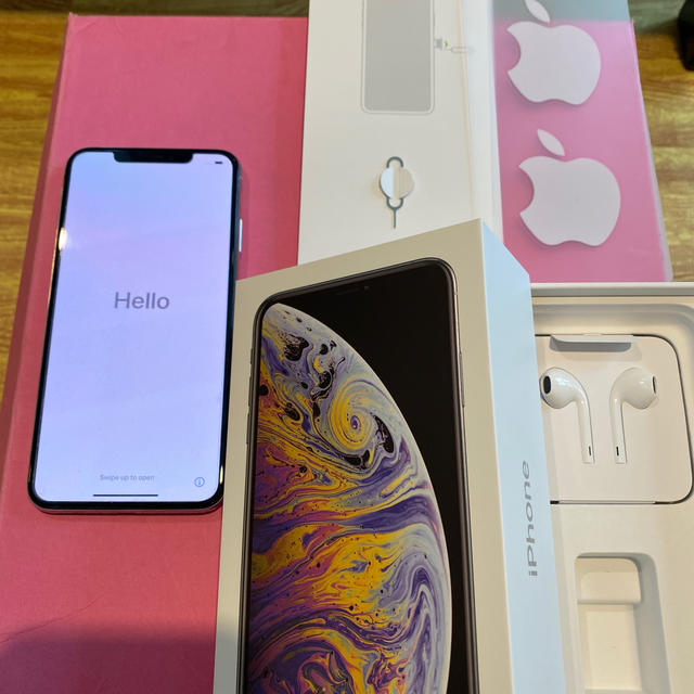 iPhone - iPhone xs max シルバー256G シムフリー