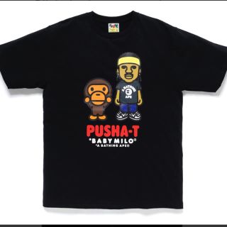 アベイシングエイプ(A BATHING APE)の【2XLサイズ】PUSHA-T X BAPE BABY MILO TEE(Tシャツ/カットソー(半袖/袖なし))