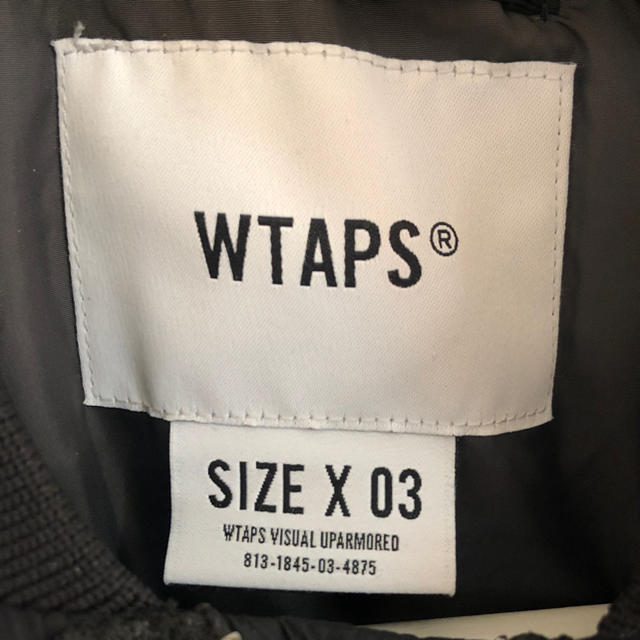 W)taps(ダブルタップス)の18aw WTAPS  I AMJACKET NYLON TAFFETA MA1 メンズのジャケット/アウター(ミリタリージャケット)の商品写真