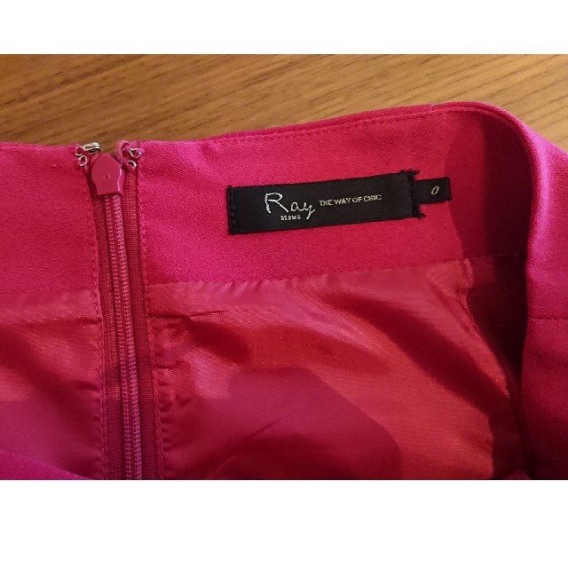 Ray BEAMS(レイビームス)のRay BEAMS ビームス スカート ピンク フリル レディースのスカート(ミニスカート)の商品写真