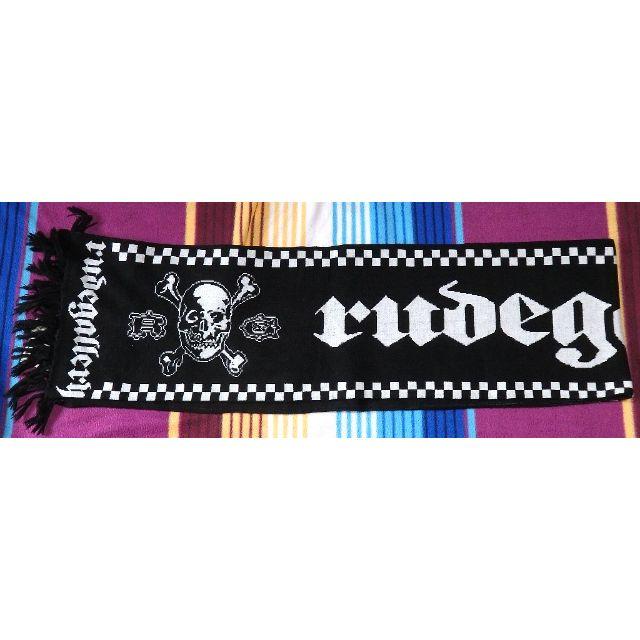 新品 Rude Gallery スカルニットマフラー　日本製