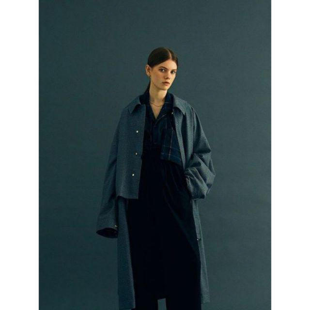 SUNSEA(サンシー)のYOKE 19AW 3WAY BAL COLLAR SHARE COAT メンズのジャケット/アウター(ステンカラーコート)の商品写真