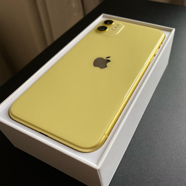 無料配達 - Apple 【iPhone11】イエロー/ゴールド 一括購入SIMフリー 128GB スマートフォン本体