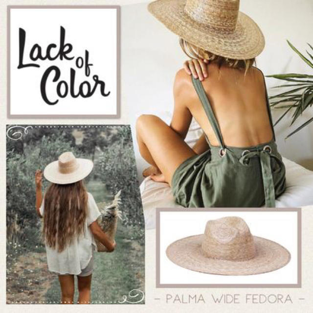 オンライン卸し売り 【も様専用】Lack of Color / Palma Wide Fedora