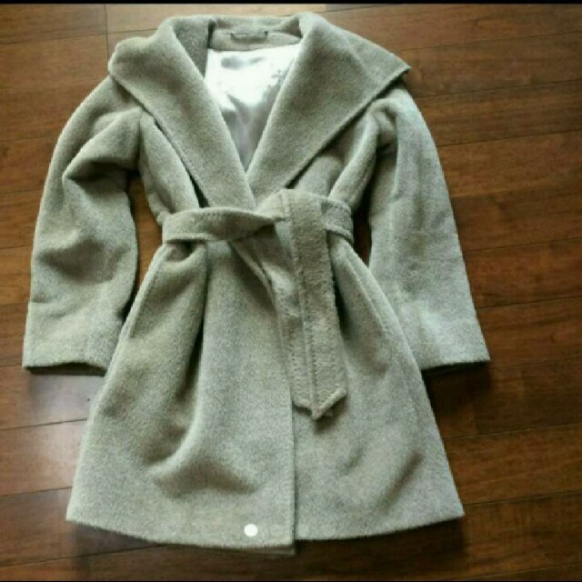 独創的 Max Mara - 2度短時間着用美品MaxMara白タグフードアルパカ