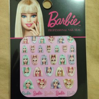 バービー(Barbie)のBarbieカラーチェンジ ネイルシール(ネイル用品)