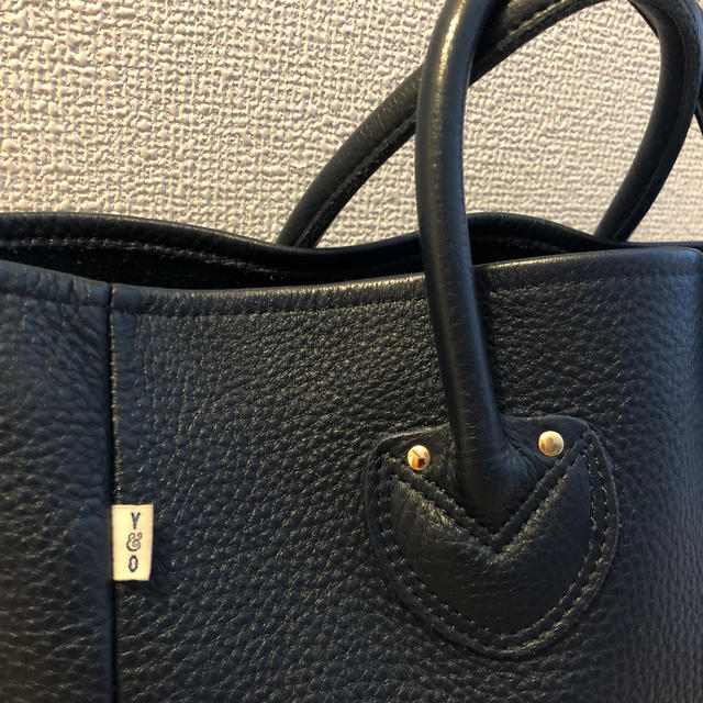 young&olsen PAINTER'S LEATHER TOTE ネイビー